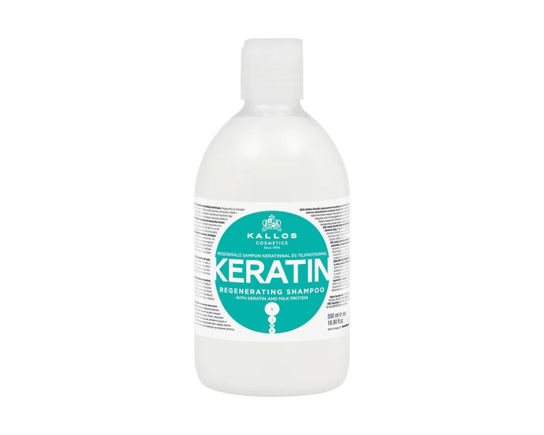Kallos Keratin Shampoo regeneračný na vlasy s keratínom 1000 ml