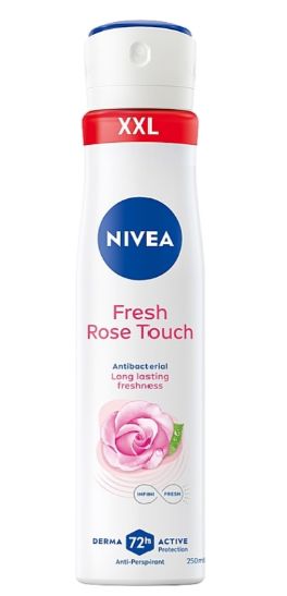 Nivea Fresh Rose Touch dámsky deospray 250ml