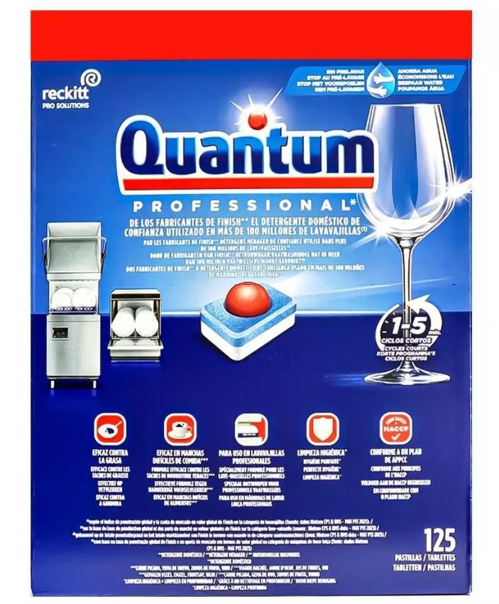 Finish Quantum Professional Regular tablety do umývačky 125ks
