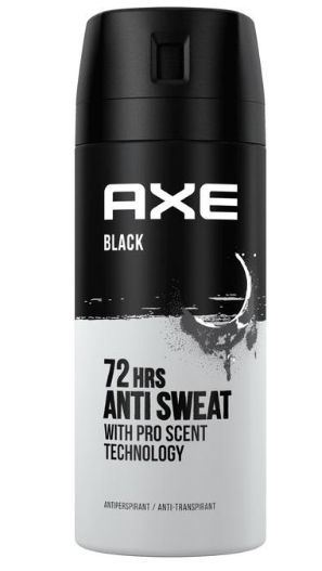 Axe Black Anti-perspirant 72hod. deospray 150ml - výpredaj