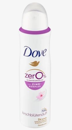 Dove 0% Aluminium Kirschblutten dámsky deodorant 150ml - výpredaj