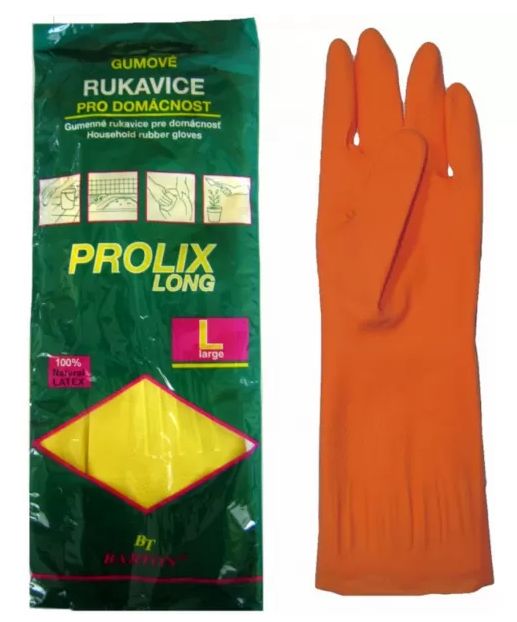 PROLIX gumenné rukavice do domácnosti č.L