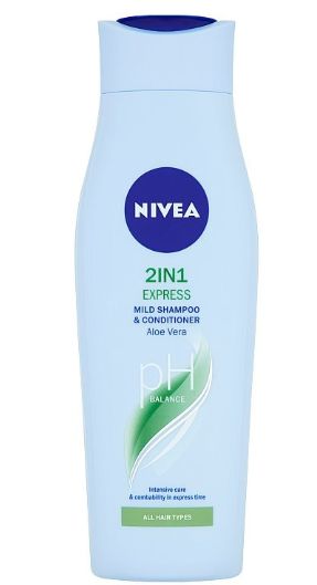 Nivea 2v1 Express dámsky šampón na vlasy 400ml