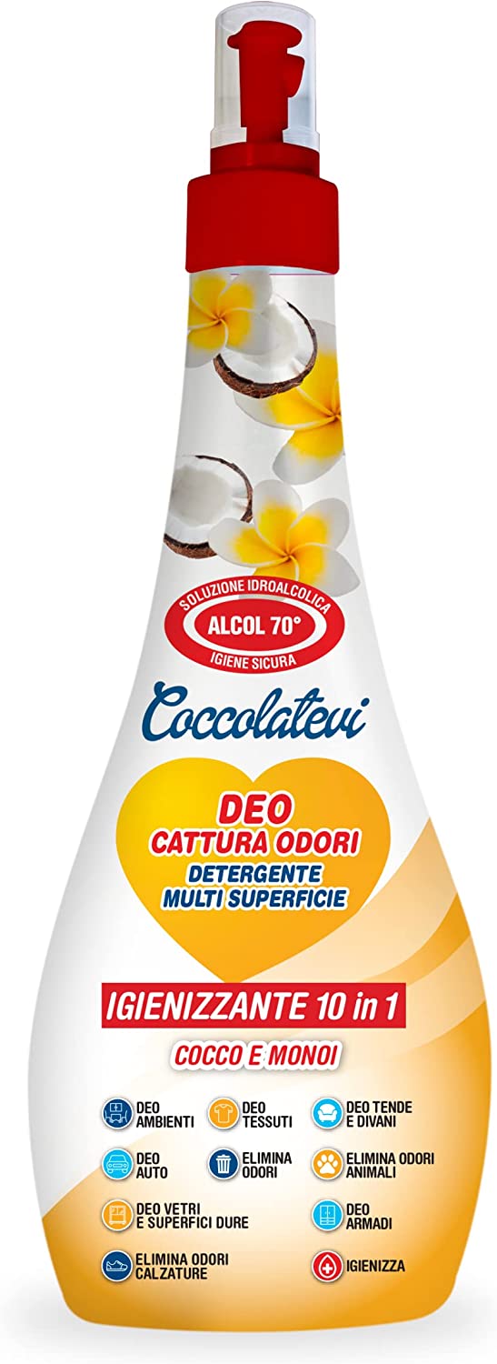 COCCOLATEVI DEZINFEKCIA A DEO 10in1 COCCO E MONOI 300ML Počet: 1ks