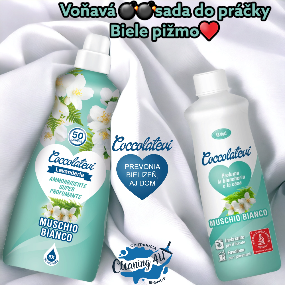 COCCOLATEVI VOŇAVÁ SADA BIELE PIŽMO