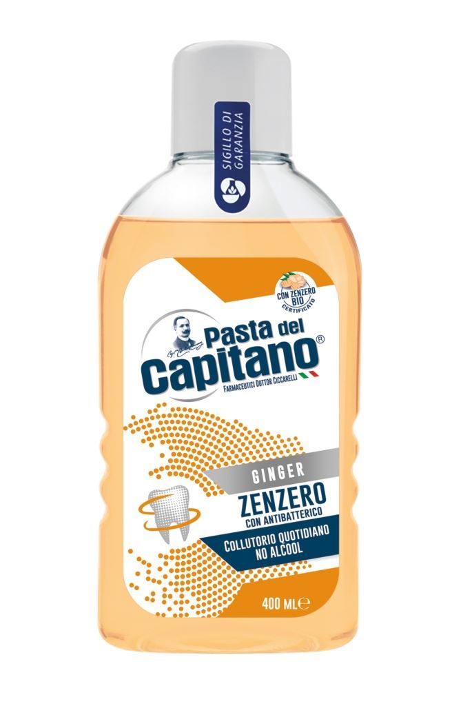Pasta del Capitano Antiplacca Zázvor ústna voda 400ML
