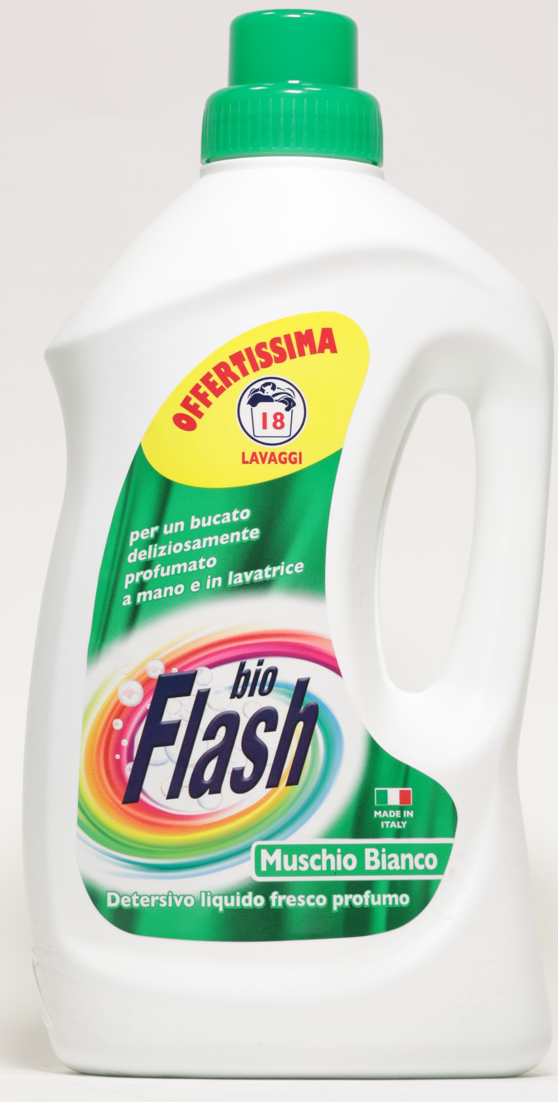 Prací gél BIO FLASH Muschio Bianco - 1L/18PD