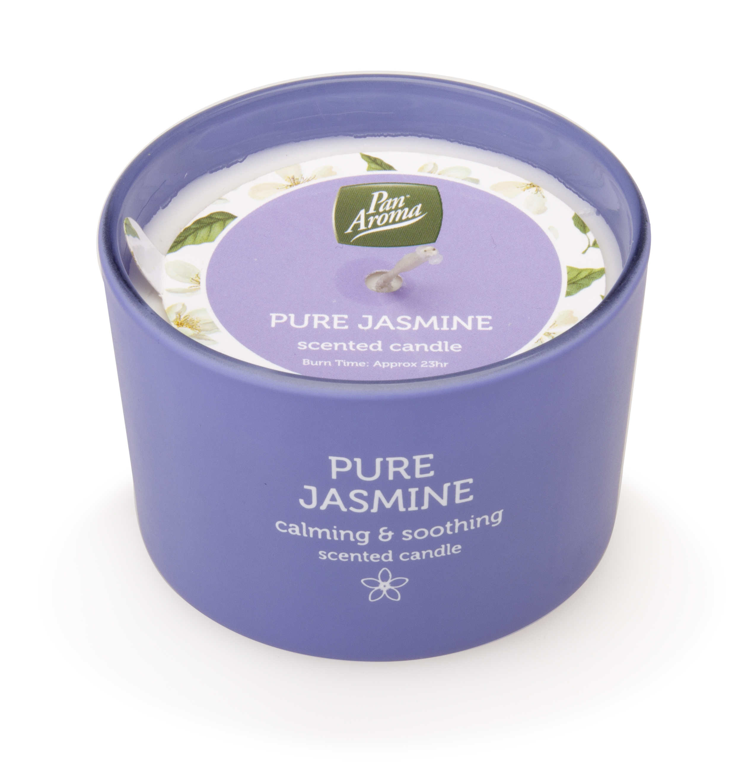 Vonná sviečka Pan Aroma s príjemnou vôňou Jasminu 85g