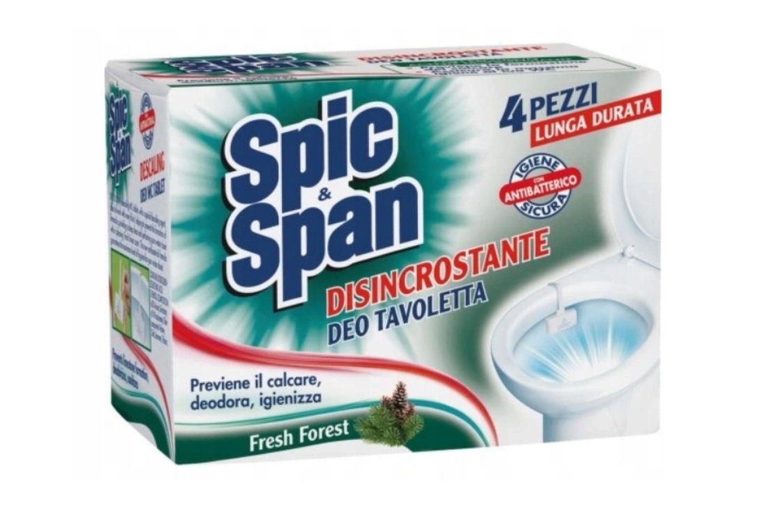 Spic&Span WC kocka Fresh Forest 4 ks