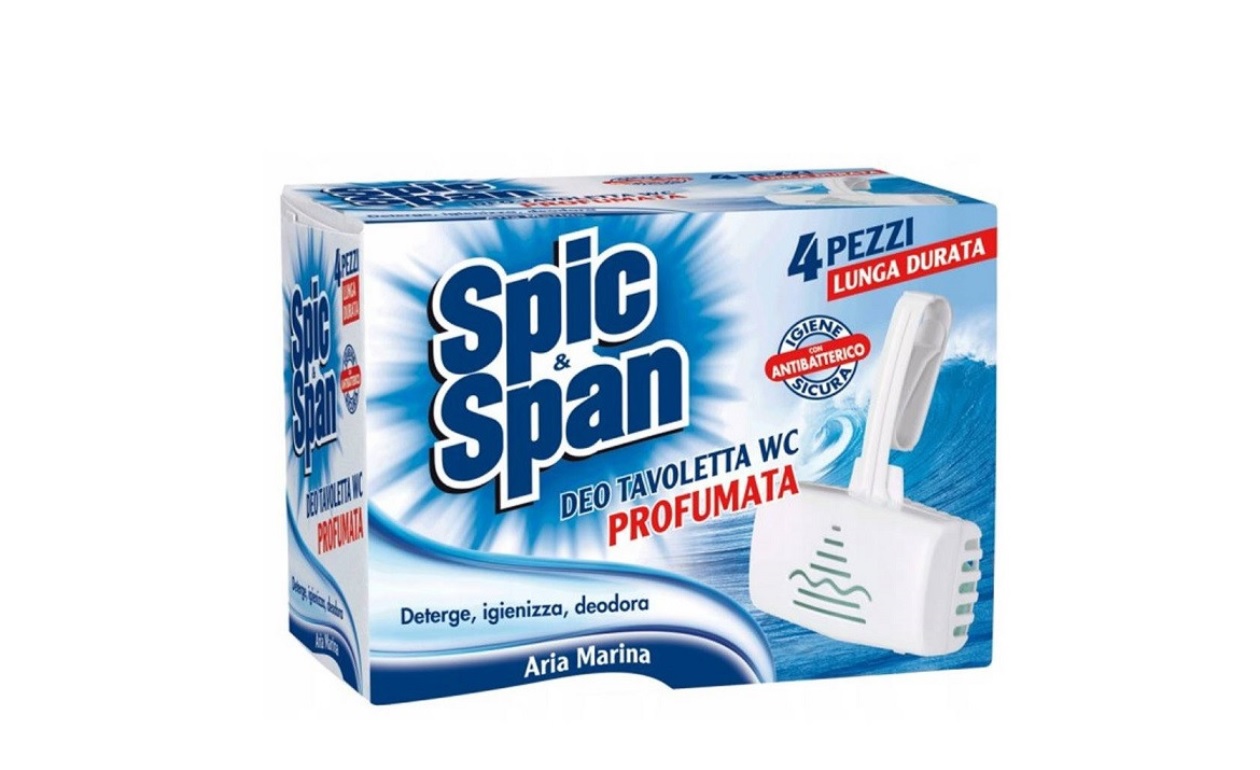 Spic&Span WC kocka Morská sviežosť 4 ks