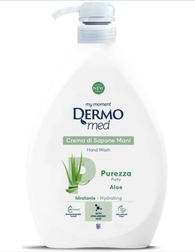 DERMOMED tekuté mydlo PUREZZA ALOE s pumpičkou 1000 ML