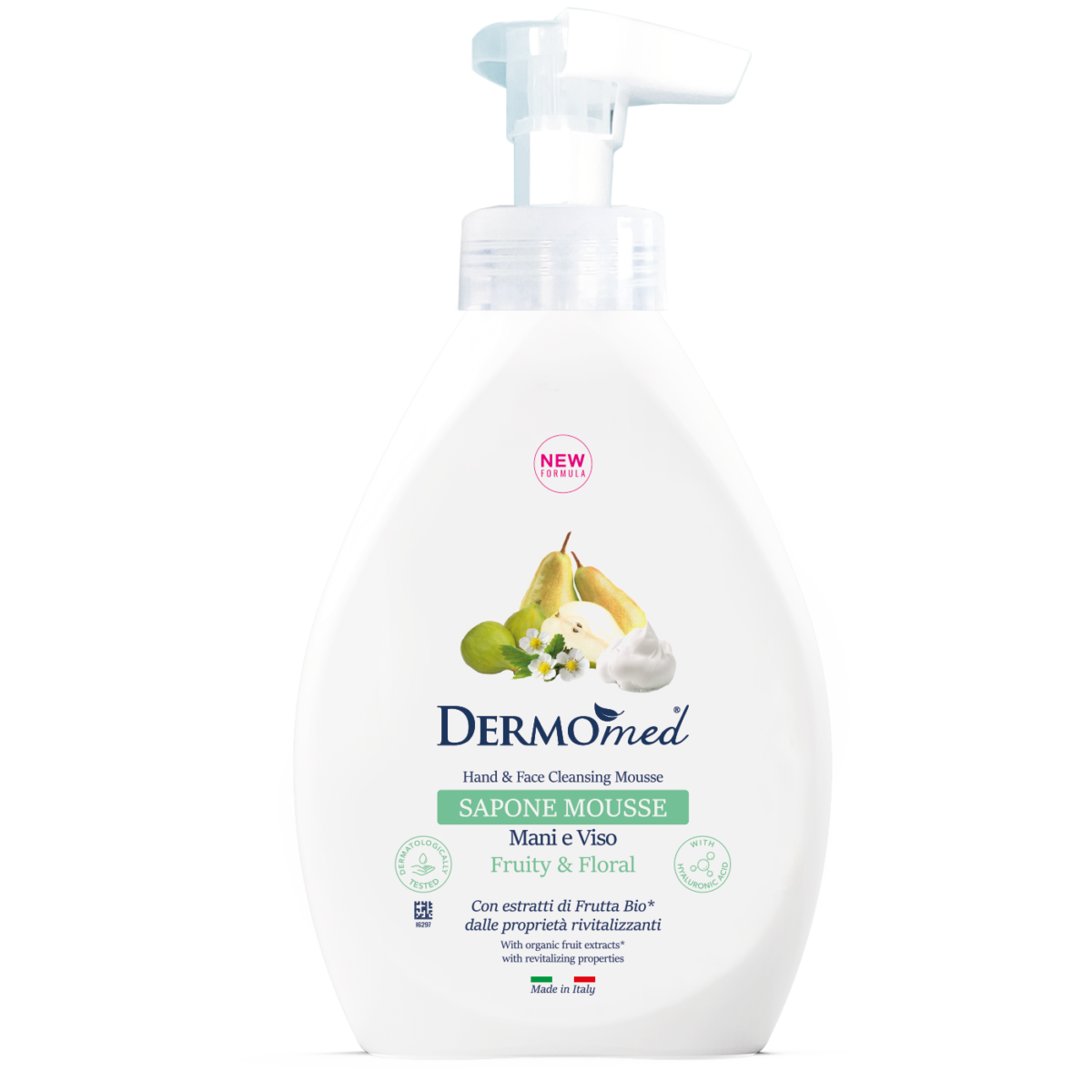 DERMOMED penové mydlo FRUITY & FLORAL na ruky a tvár 500ML