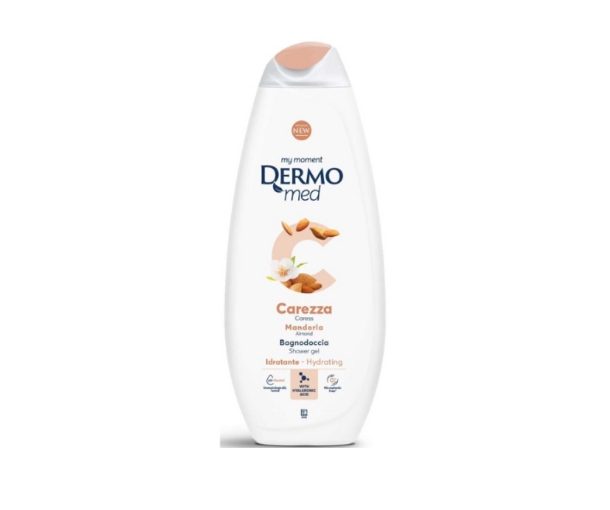 DERMOMED Sprchový gél na telo CAREZZA ALMOND 750 ml