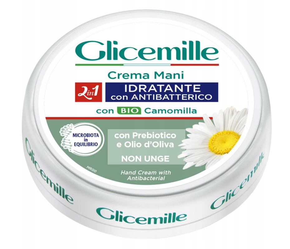 GLICEMILLE Hydratačný antibakteriálny krém na ruky s harmančekom 100 ml