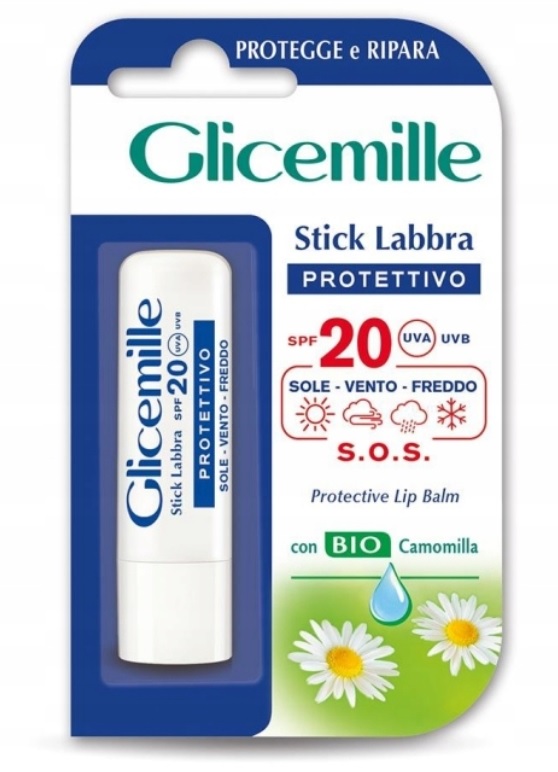GLICEMILLE Ochranný balzam na pery SPF20