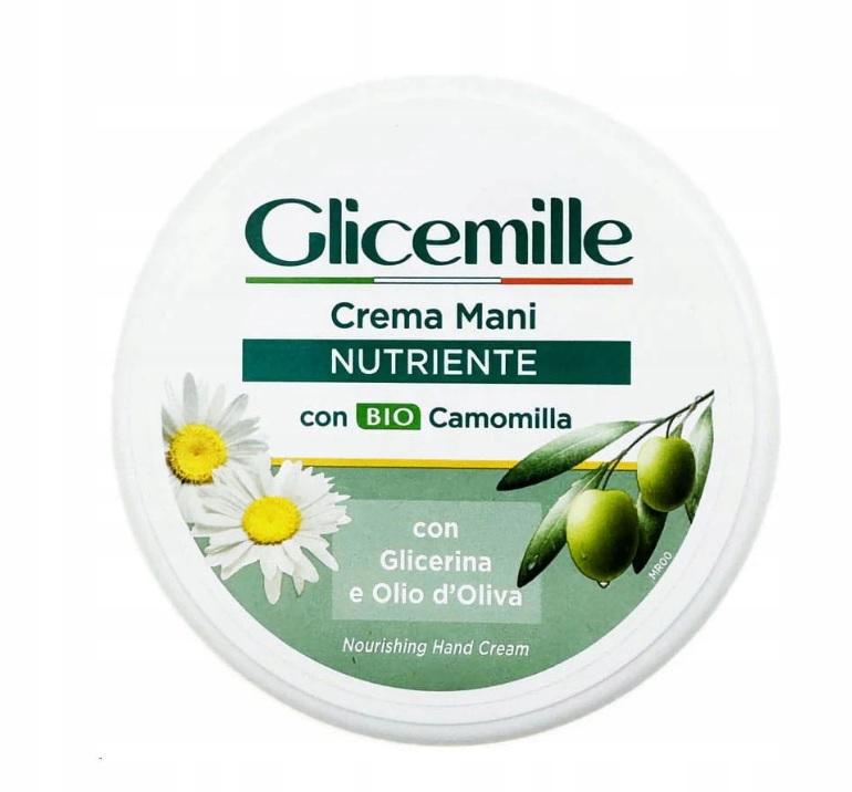 GLICEMILLE Výživný hydratačný krém na ruky s glycerínom a harmančekom 100 ml
