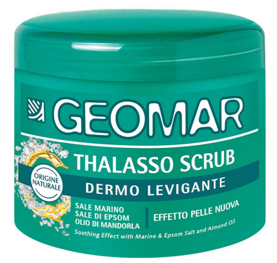 Vyhladzujúci telový peeling GEOMAR THALASSO 600g