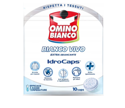 Omino Bianco kapsule na odstraňovanie škvŕn na biele Bianco Vivo 10 ks