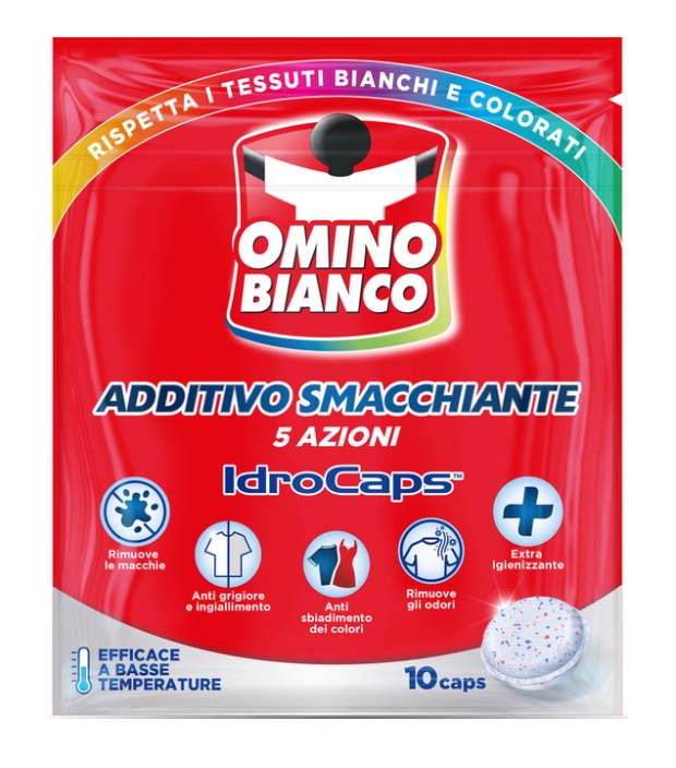 Omino Bianco kapsule na odstraňovanie škvŕn na farebné SMACCHIANTE 10 ks