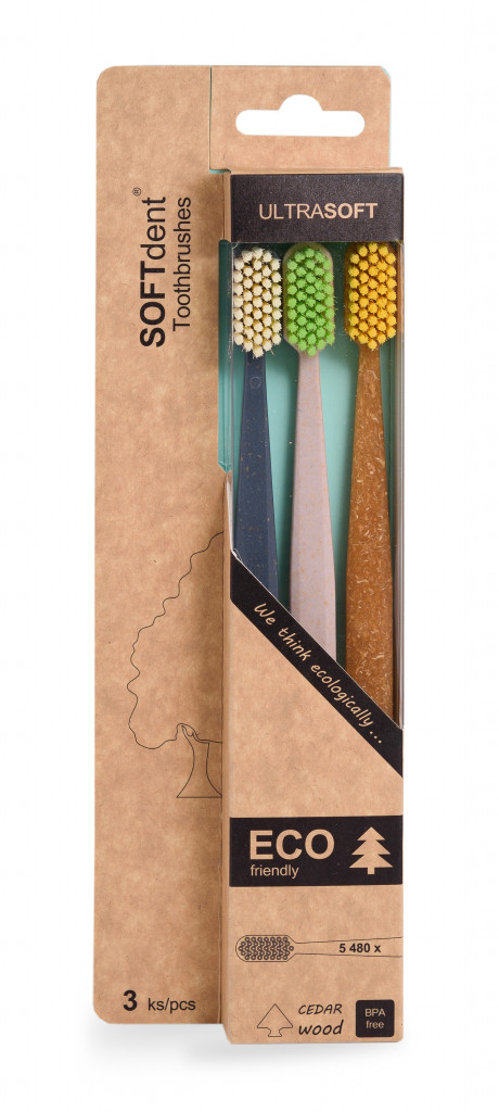 SOFT DENT SOFTdent Zubné kefky ULTRASOFT 3 ks.