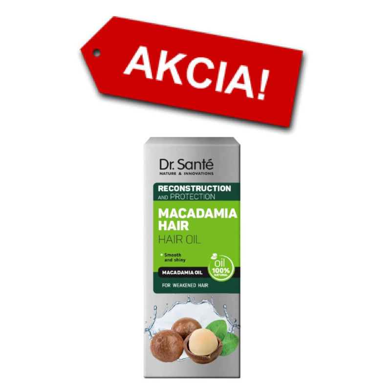 Dr. Santé Macadamia olej na vlasy s výťažkom makadamiového oleja 50 ml