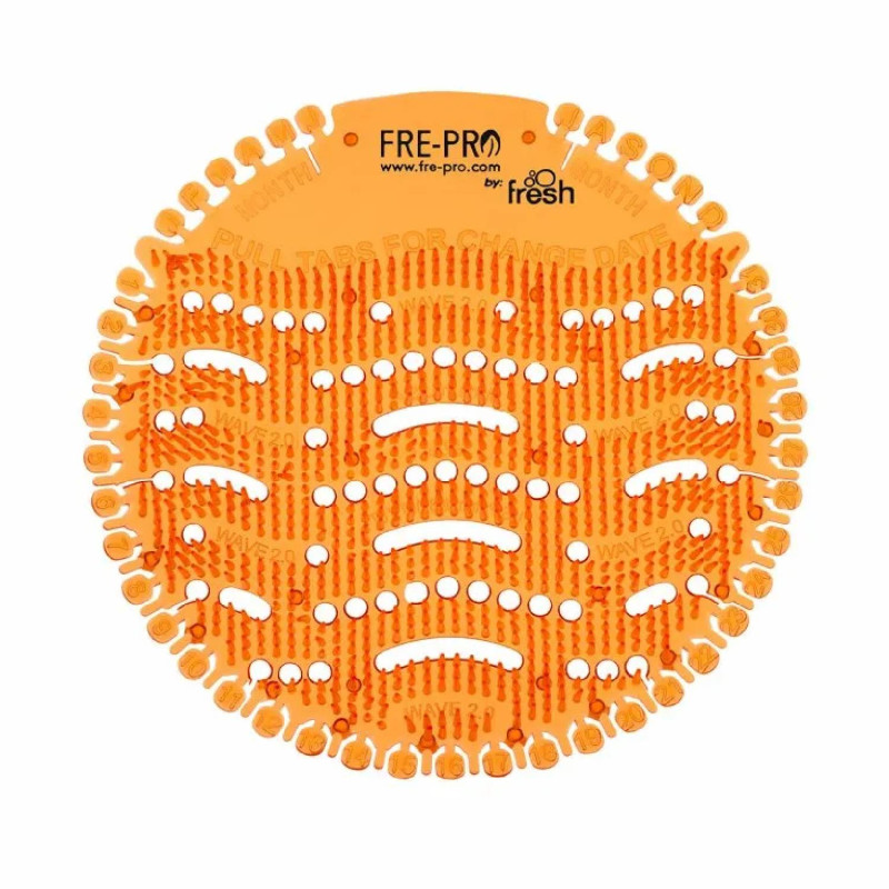 FRE-PRO Wave 2 - vonné sitko do pisoára Mango 2 ks