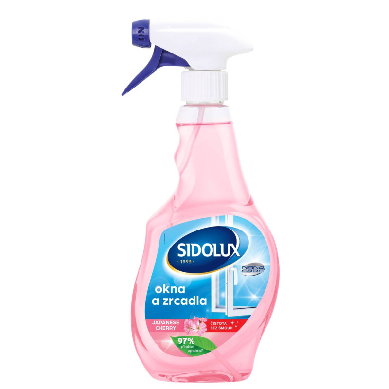 SIDOLUX na okná a zrkadlá s NANO technológiou Japanese Cherry - 500ml