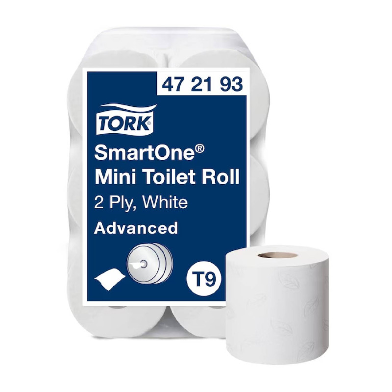 Tork SmartOne Mini toaletný papier T9 2vr. 620útr. (12ks)