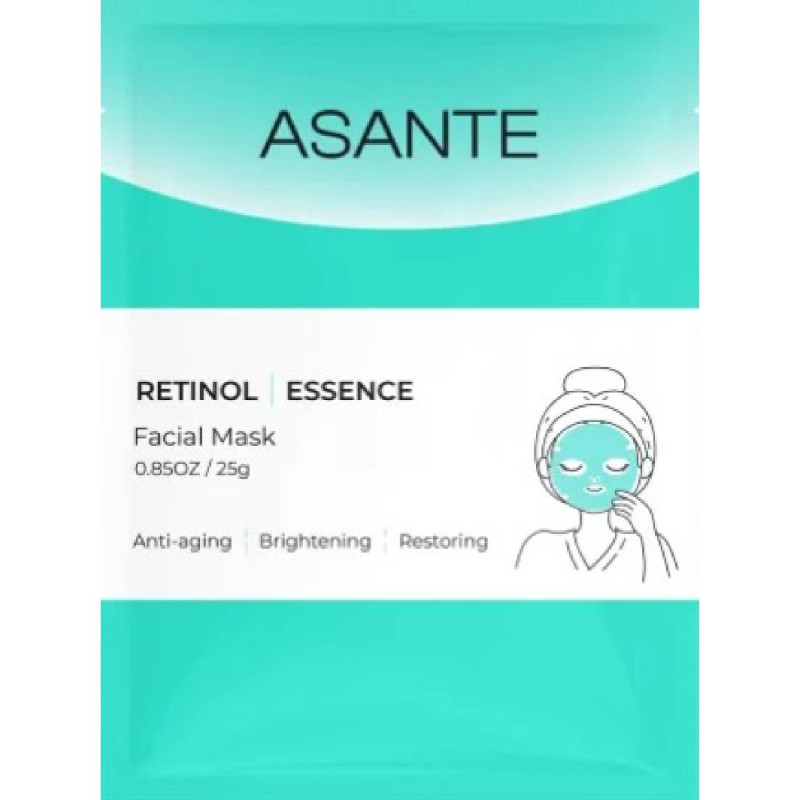 ASANTE textilná pleťová maska Retinol Essence - 1 ks