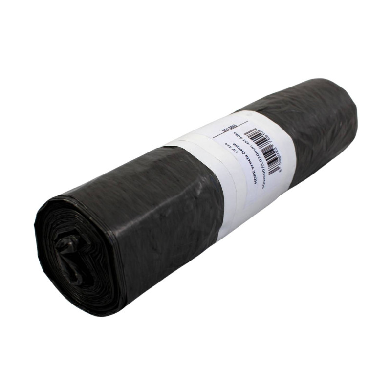 HDPE vrecia čierne 600x600/0,010mm 45L - 50ks