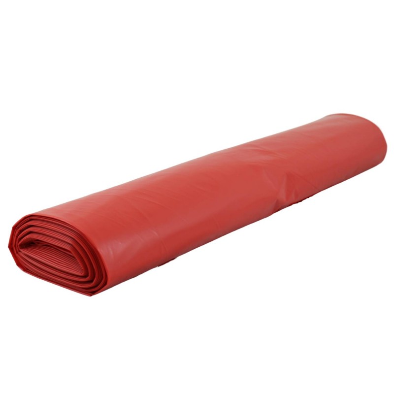 LDPE vrecia červené hrubé 250L 1000x1250/0,080mm 10ks