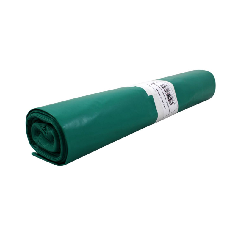 LDPE vrecia zelené 500x600/0,080mm 35L 15ks