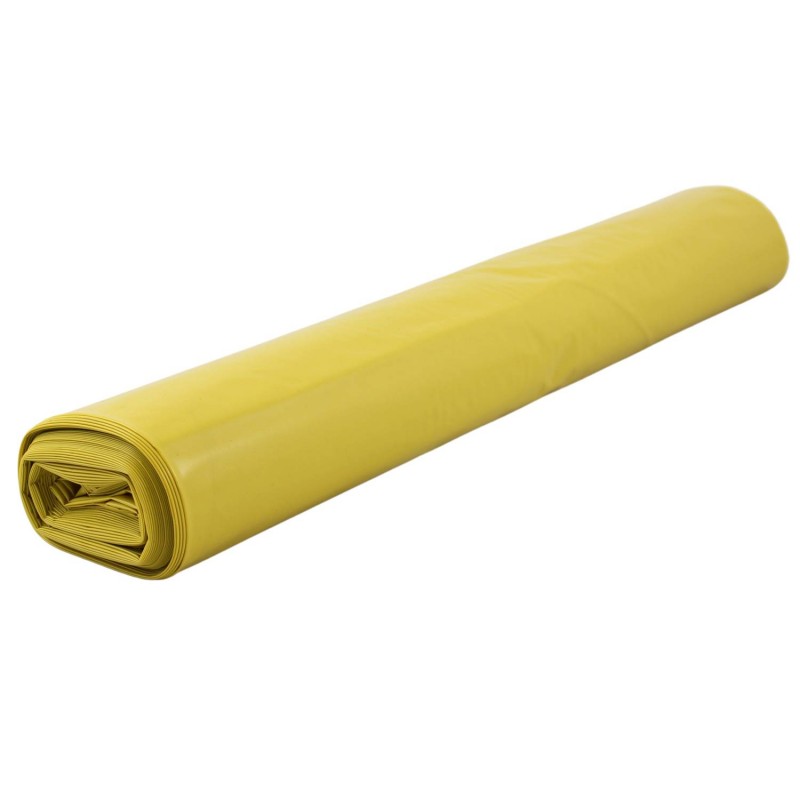 LDPE vrecia žlté hrubé 1000x1250mm/0,080mm 250L 10ks