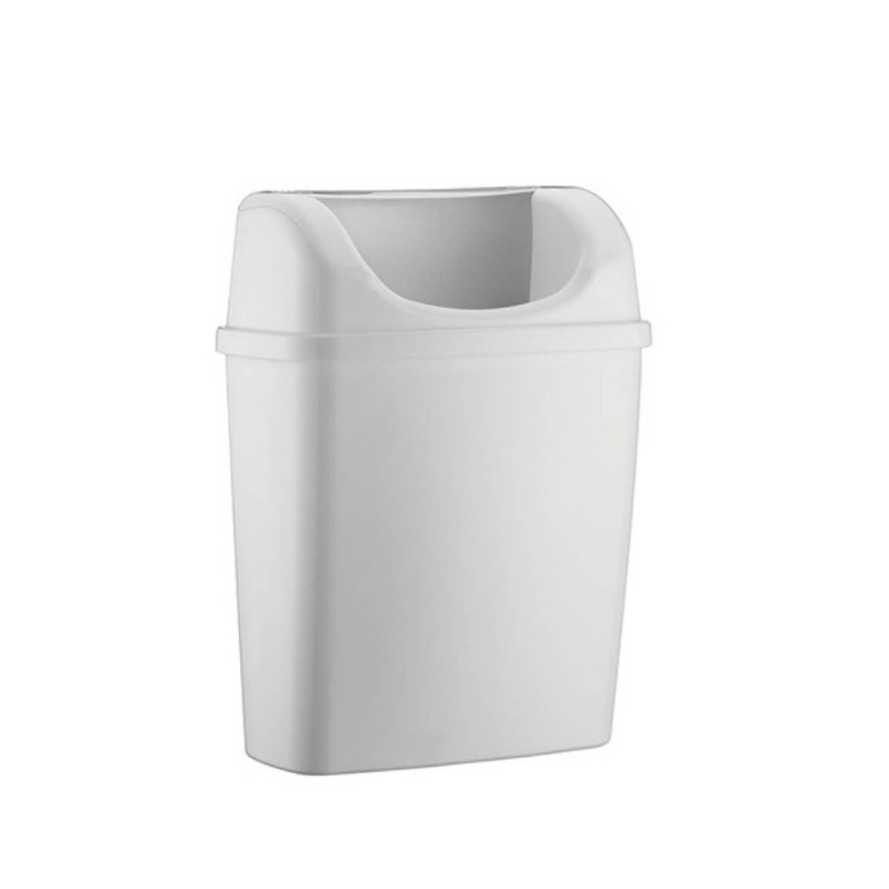 Nástenný kôš RULOPAK biely 6L
