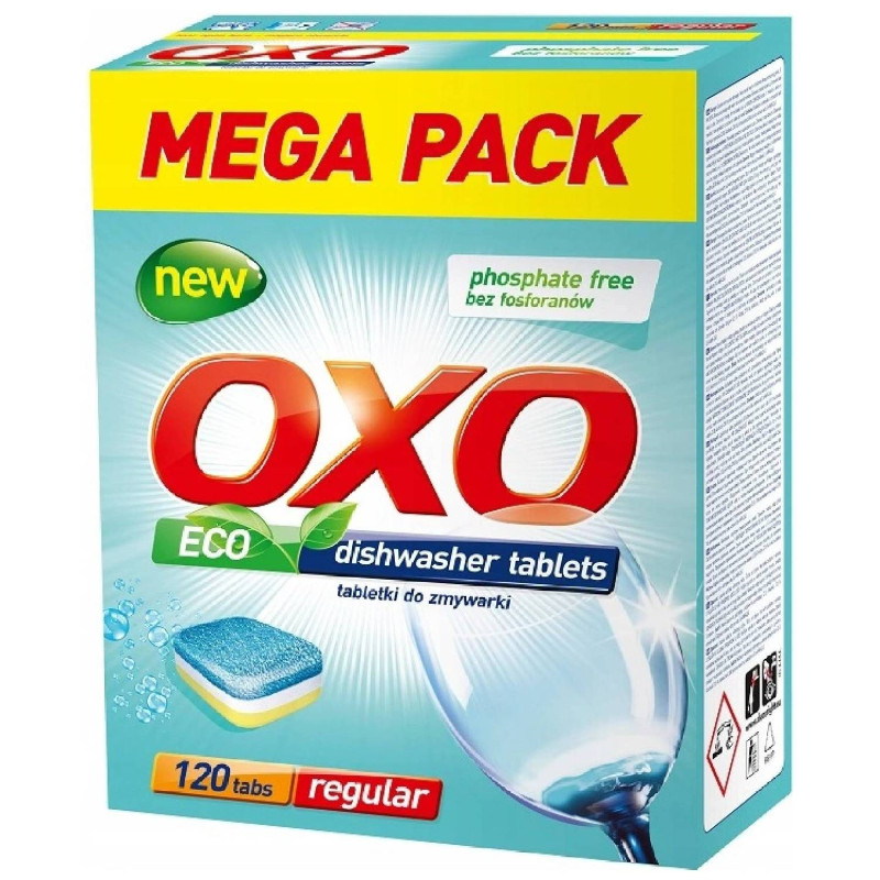 OXO ECO tablety do umývačky riadu 120 ks