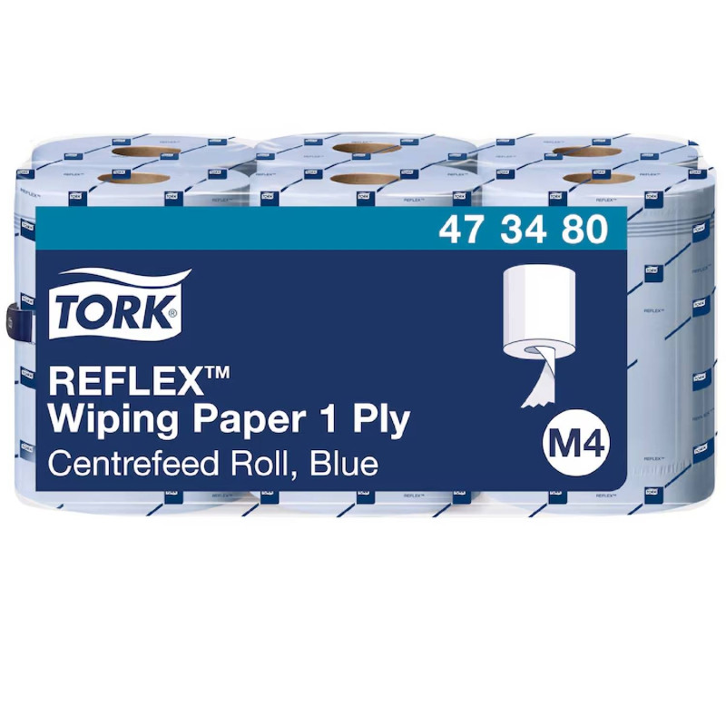 Tork Reflex™ papierové utierky modré M4 so stredovým odvíjaním 1-vr, 270 m (6ks)