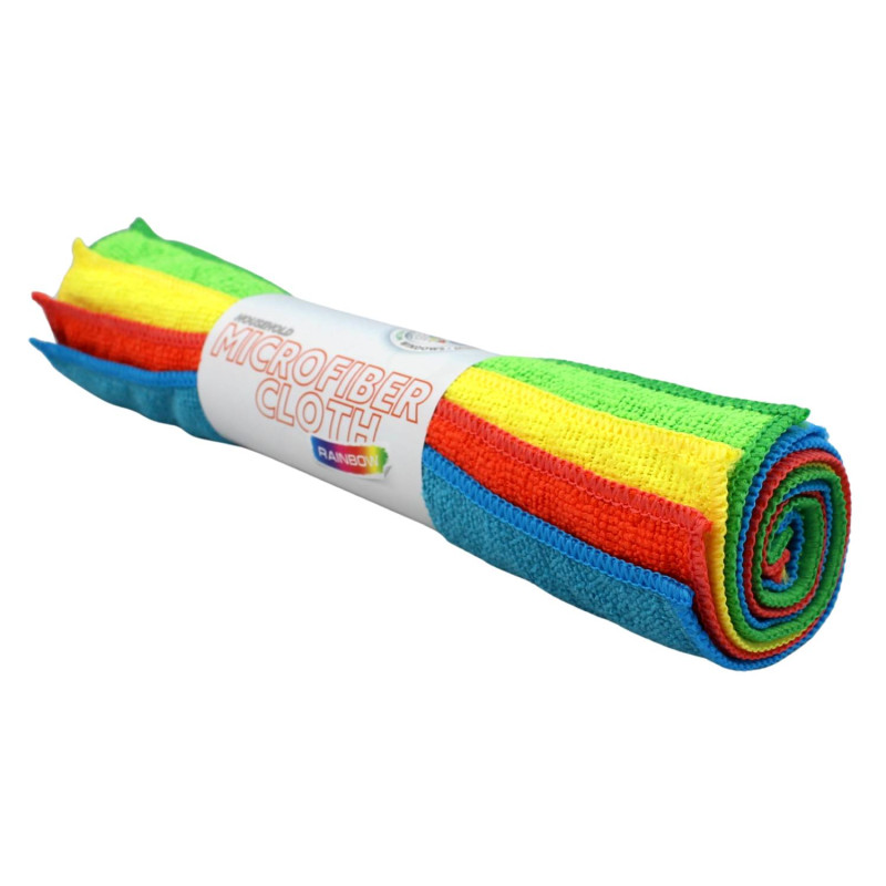 Utierky z mikrovlákna RAINBOW 30x30cm mix farieb - 5ks
