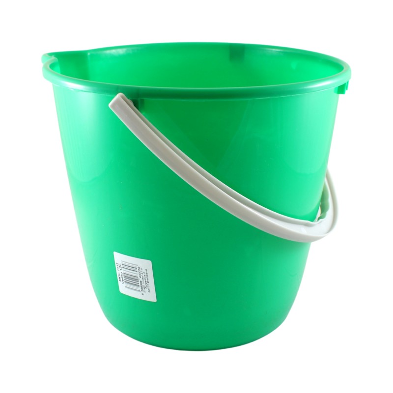 Vedro okrúhle, plastové – zelené 12l