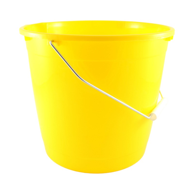 Vedro okrúhle, plastové – žlté 10l