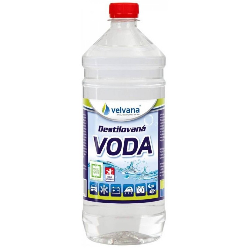 Destilovaná voda VELVANA 1L