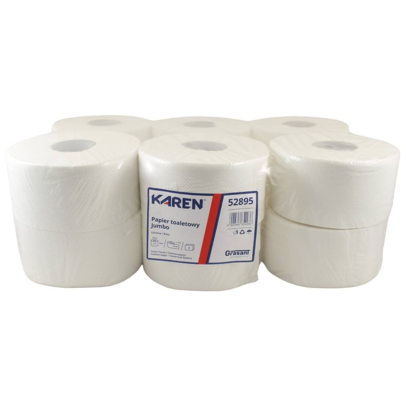 Toaletný papier KAREN JUMBO 190 - Super 147m professional 12 ks