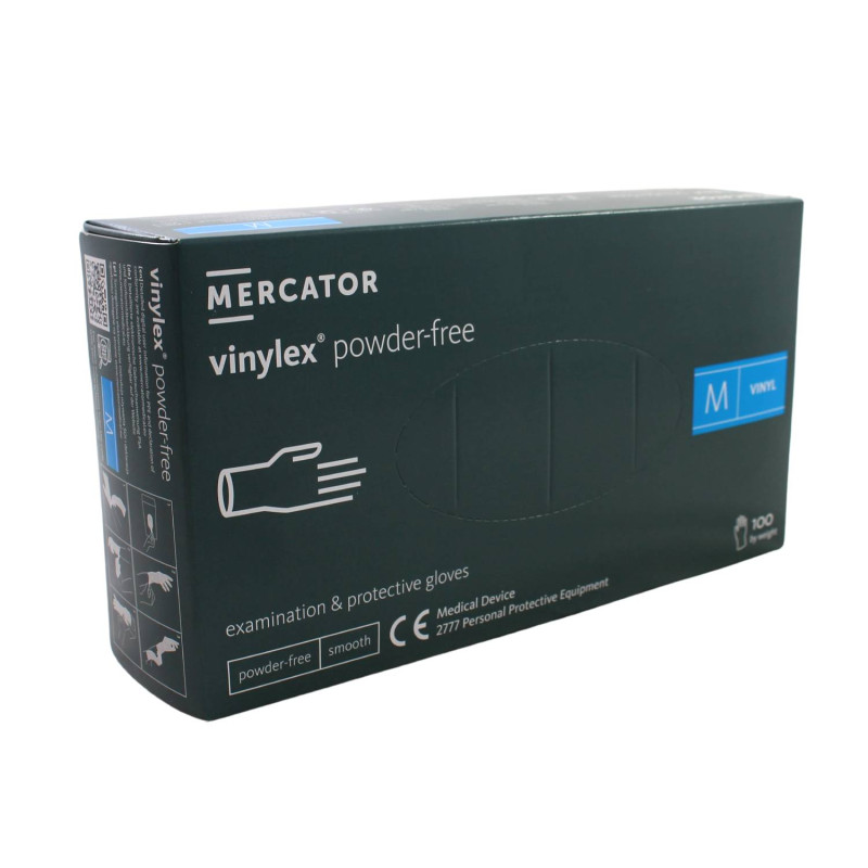 Vinylové rukavice MERCATOR M 100ks