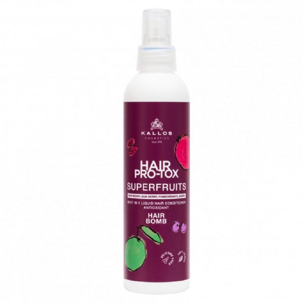Kallos Hair PRO-TOX 1780 Superfruits Best in 1 Hair bomb 200ml