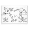 MFP 5300707 Omaľovánky Na dvore