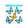 Anděl Okenná fólia 990 s glitrami motýle 30x33,5 cm