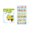 MFP 2221397 Veľkonočná samolepka na vajíčka 1002 košielky mix motívov 12