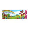 Anděl Okenná fólia 844 krajinka s dúhou 60x22,5cm