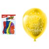 MFP 8000132 Balónik M balenie 12ks štandard 23cm Happy Birthday mix