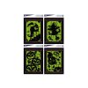 MFP 1042336 Okenná fólia halloween svietiaca HA007 30x20cm