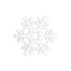 MFP 8886419 Dekorácia vločky 24ks biele drevo 2cm